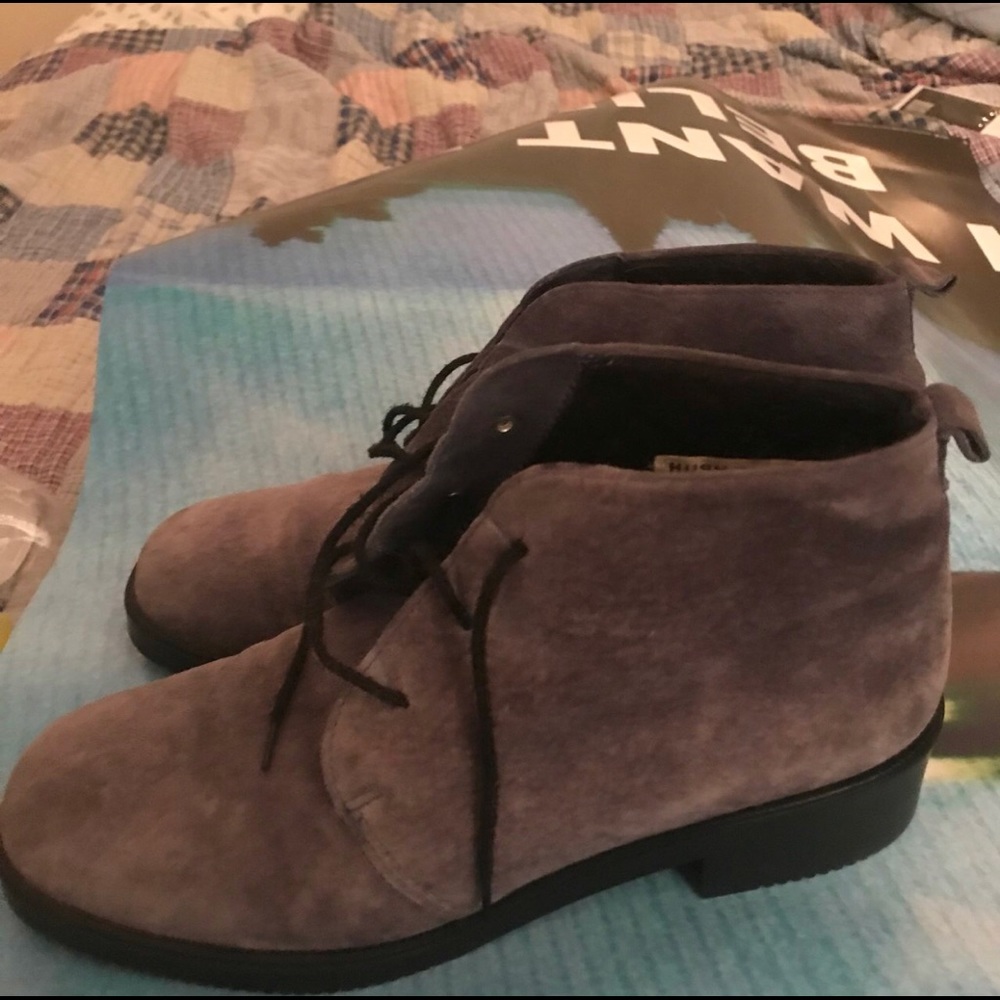 Hush Puppies Boots Dark Grey Vintage